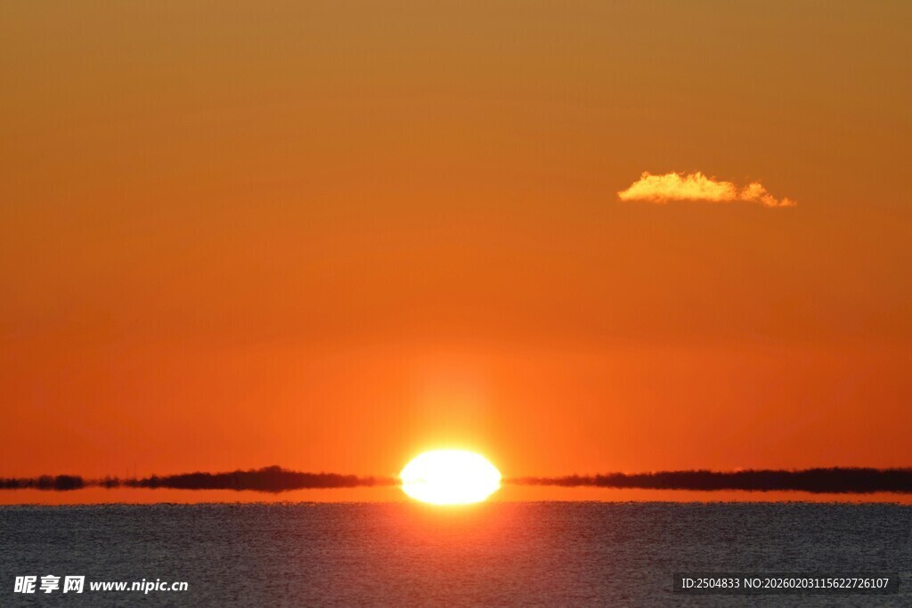 海上落日美景