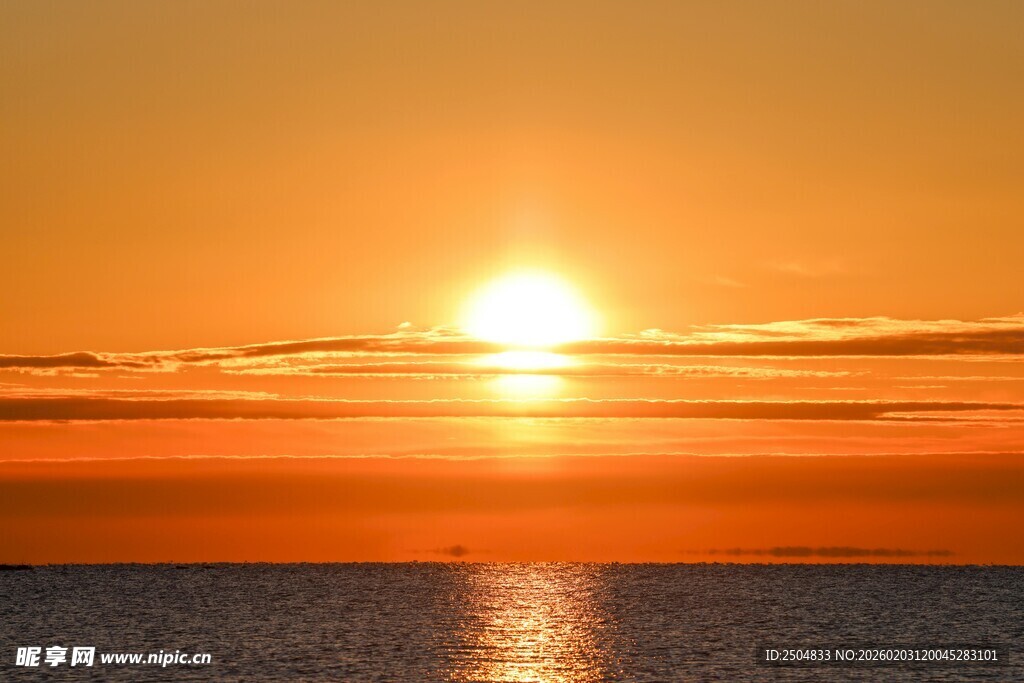 海上日出美景