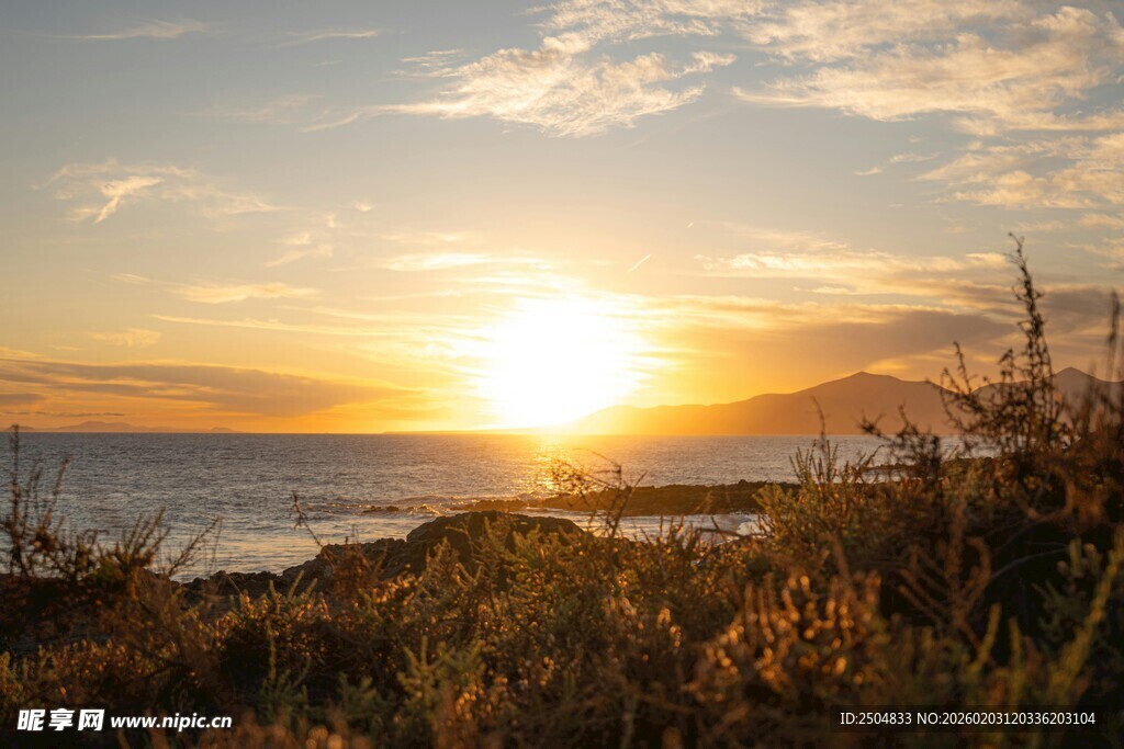 海边日落美景