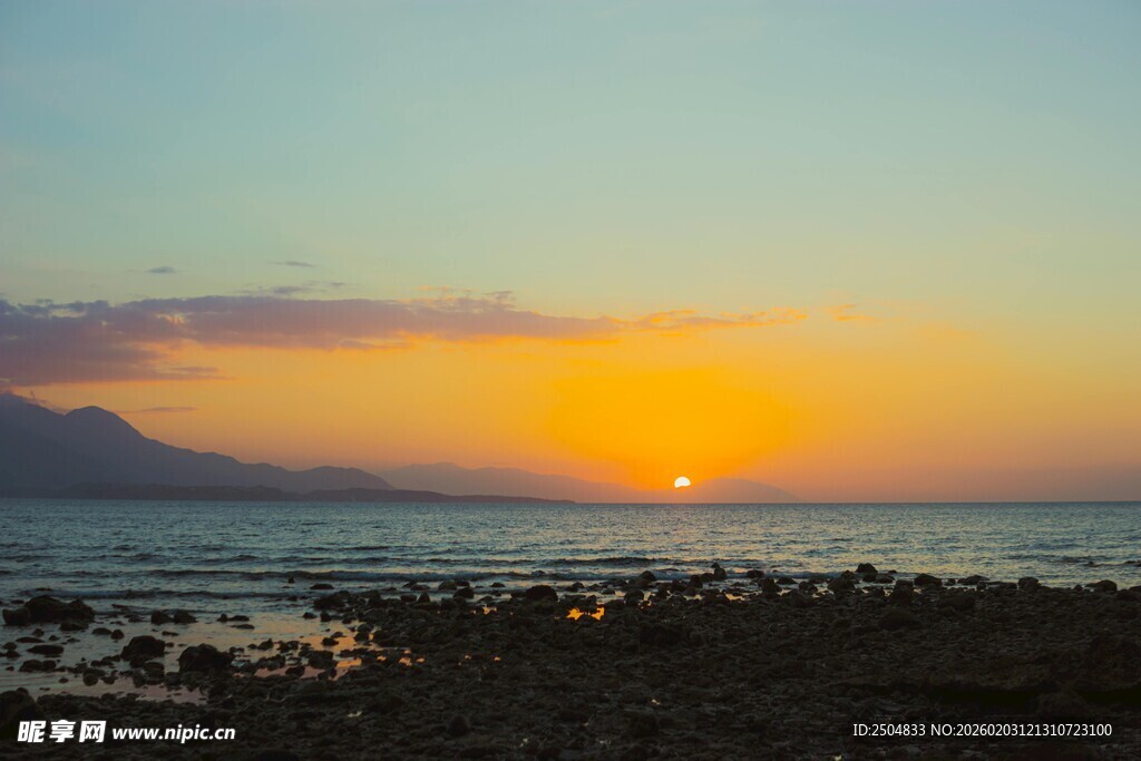 海边日落美景