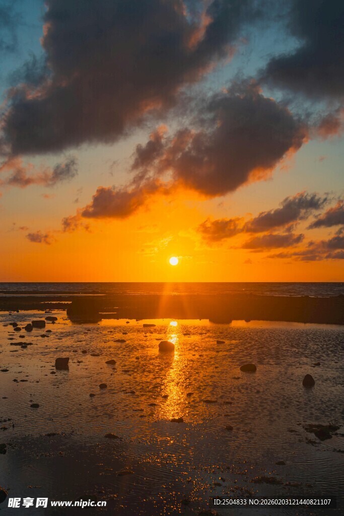 海边日落美景