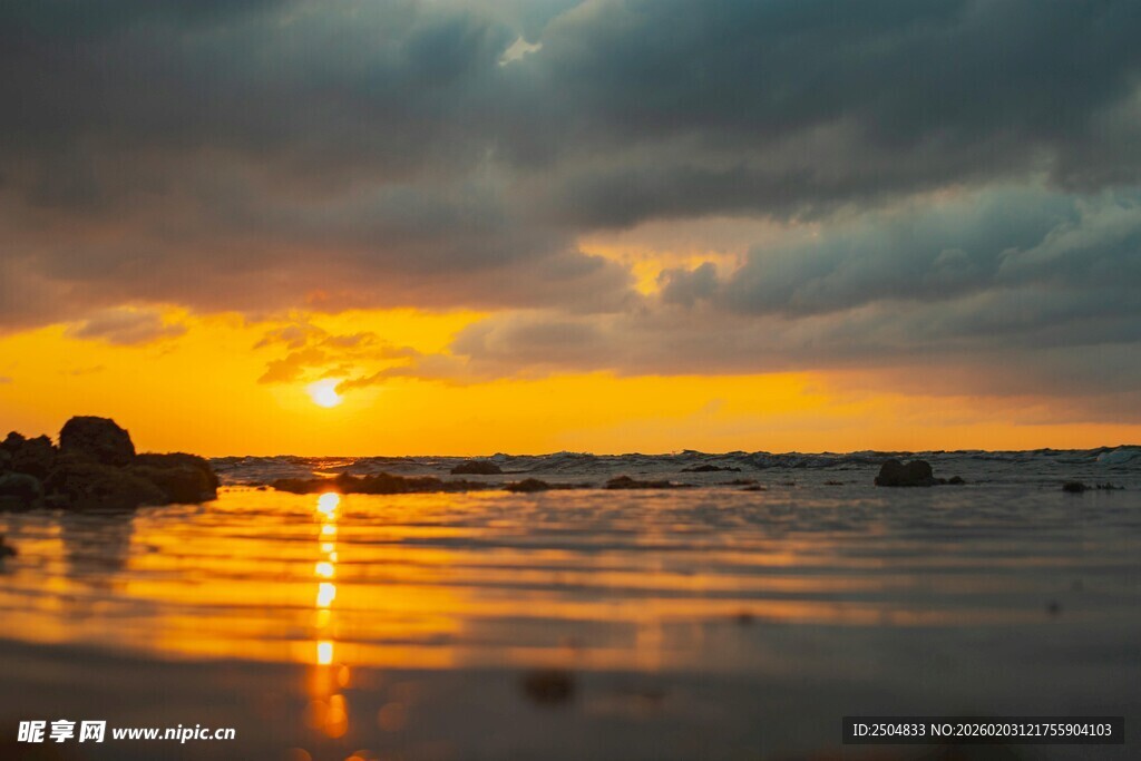海边日落美景