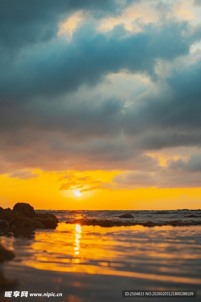 海边日落美景