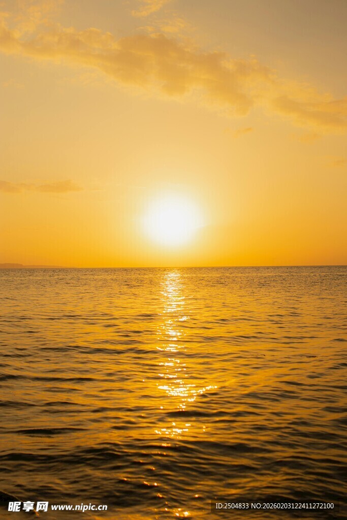 海上日落美景