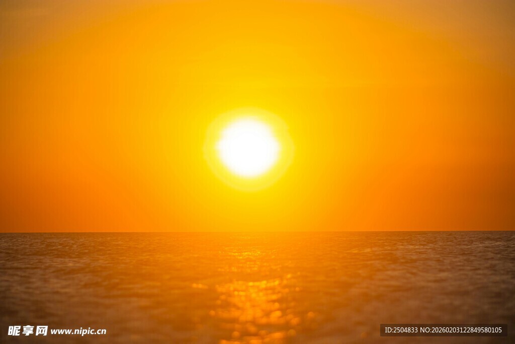 海上日出美景