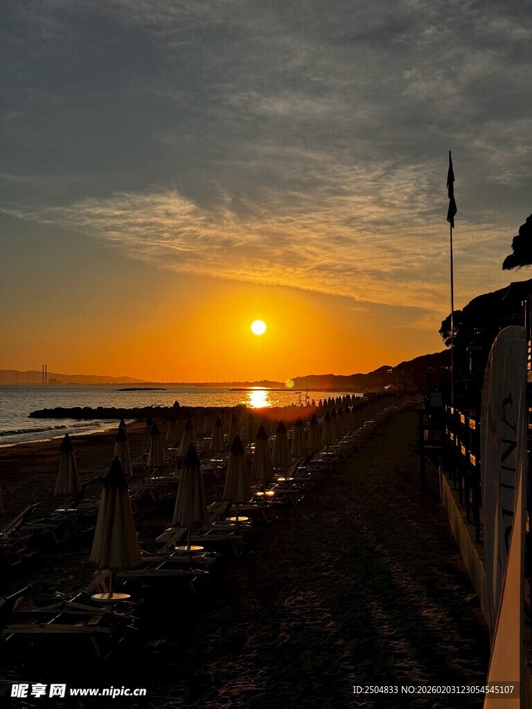 海边日落美景