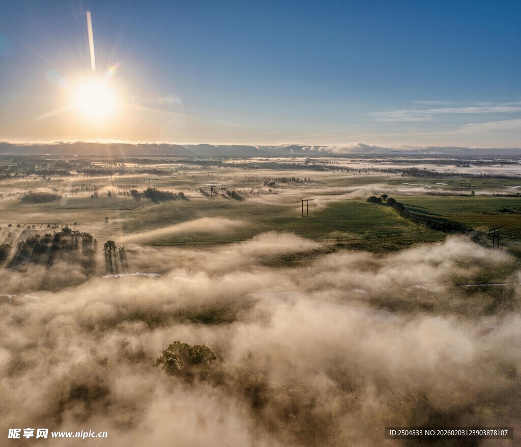 云海之上的日出美景