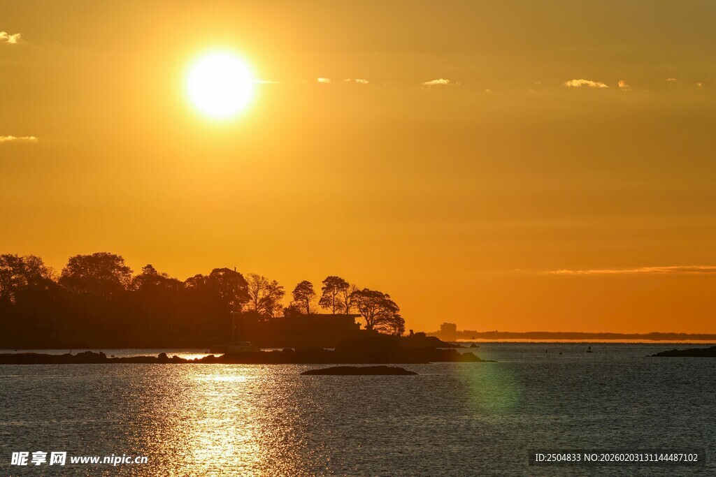 海边日落美景