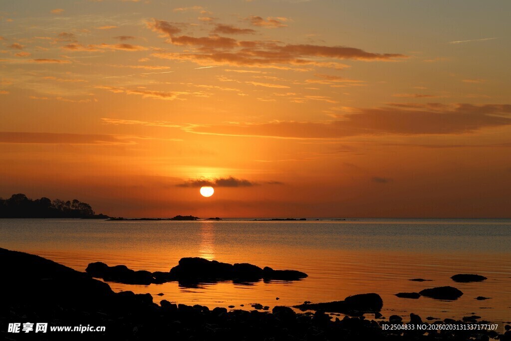 海边日落美景