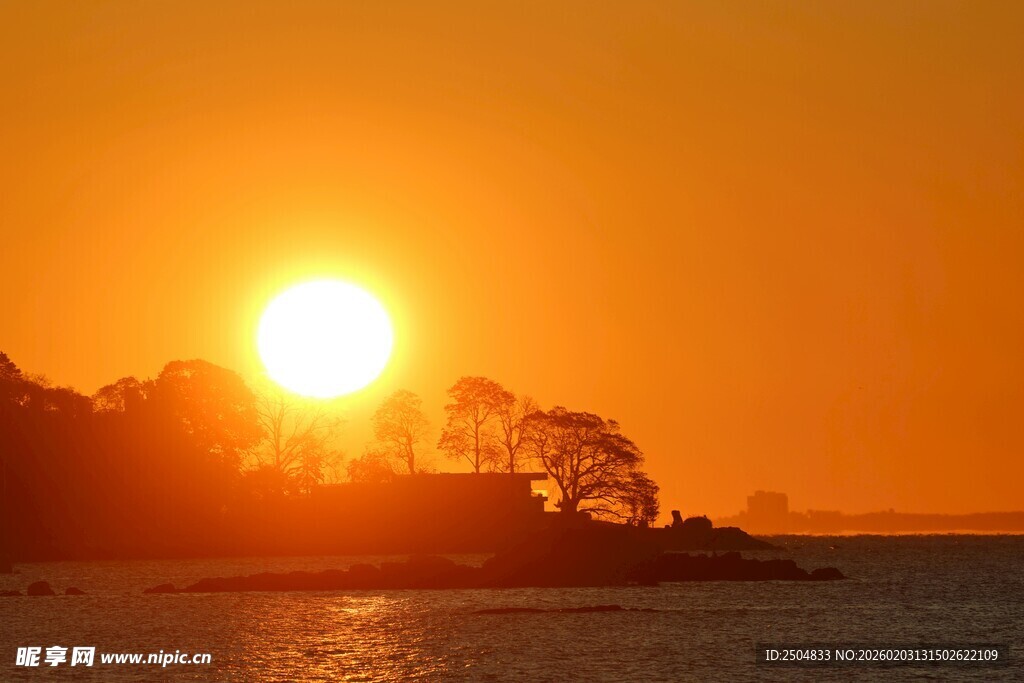 海边日落美景