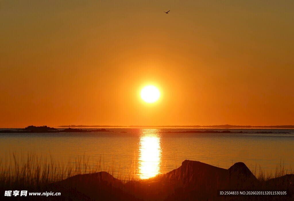 海边日落美景