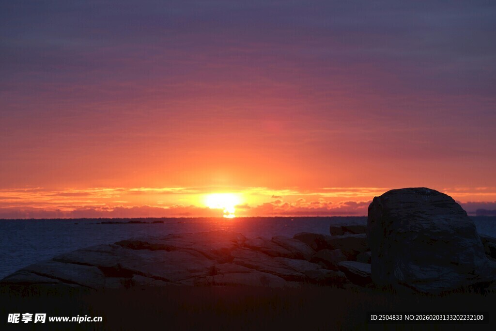 海边日落美景