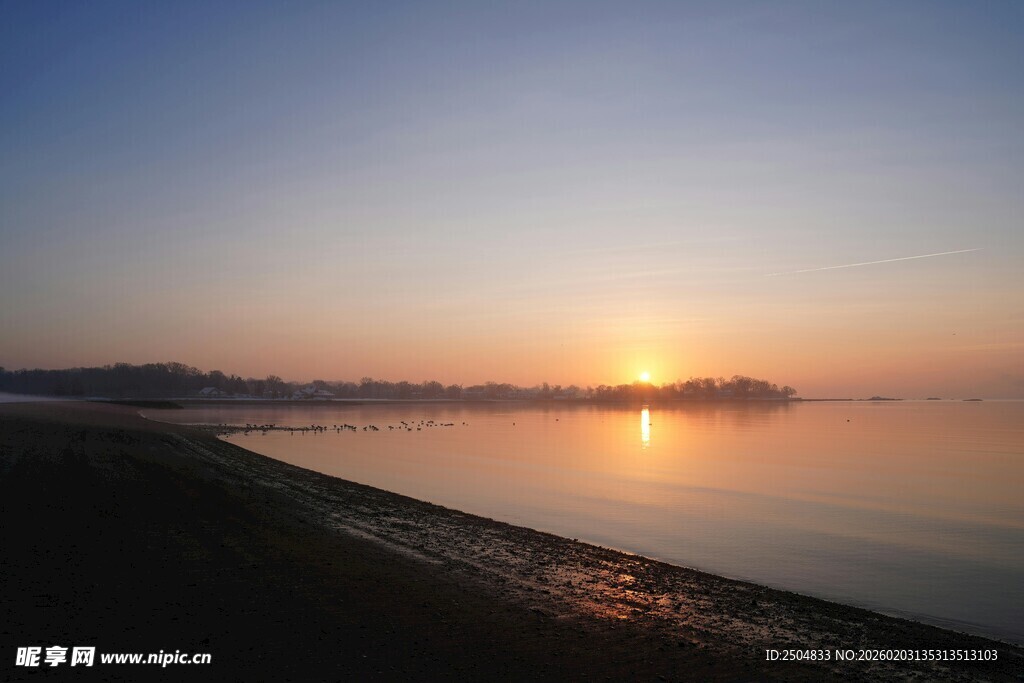 海边日出美景