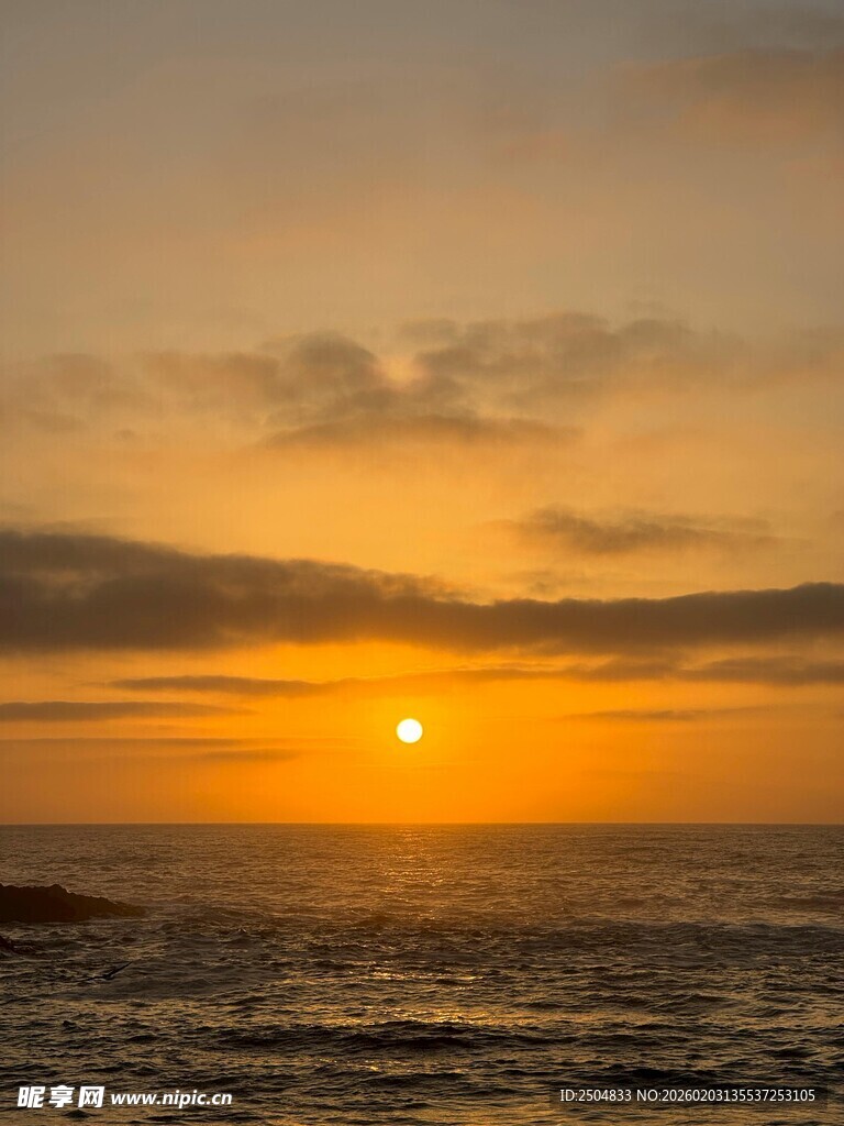 海上日落美景