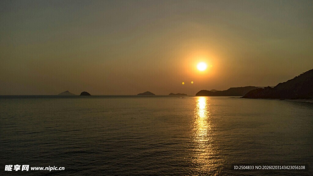 海边日落美景