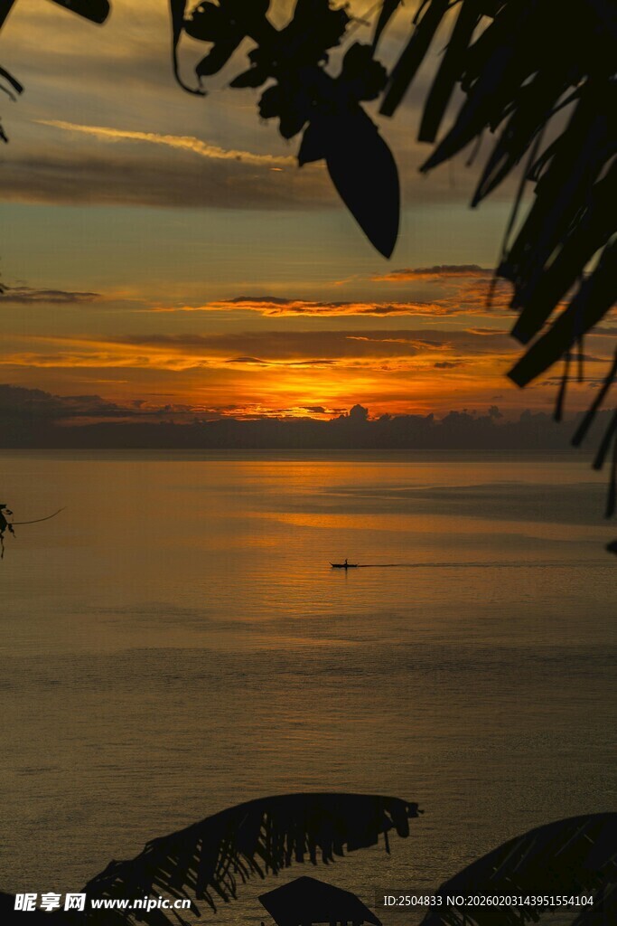 海边日落美景