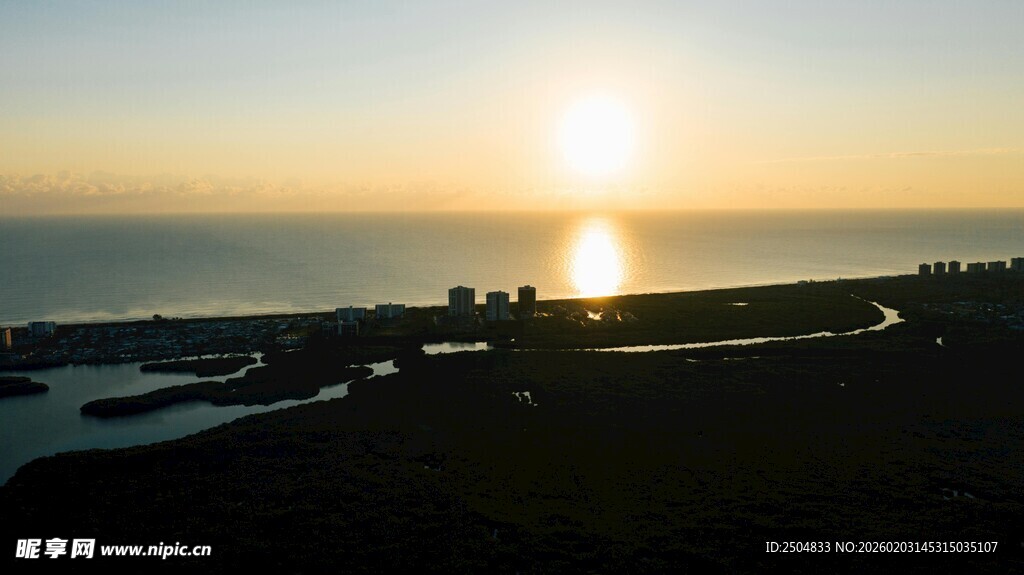 海边日落美景