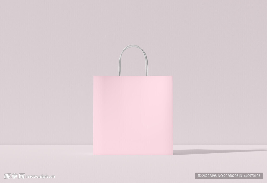 手提袋样机正面