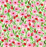 数码印花 碎花 热带花 热带叶