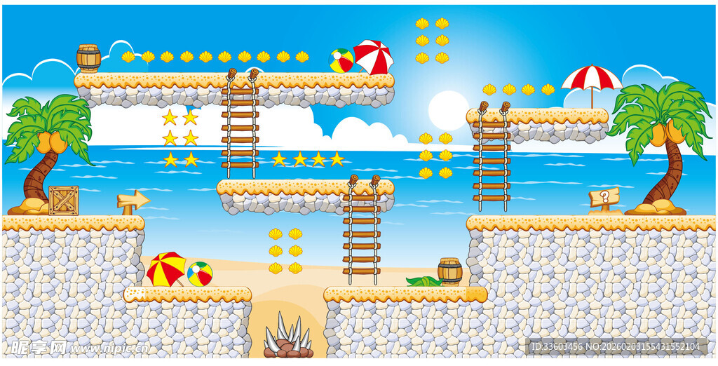 水上乐园欢乐游玩场景