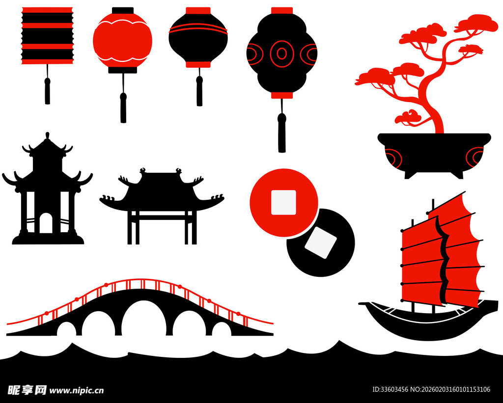 中式传统元素集合