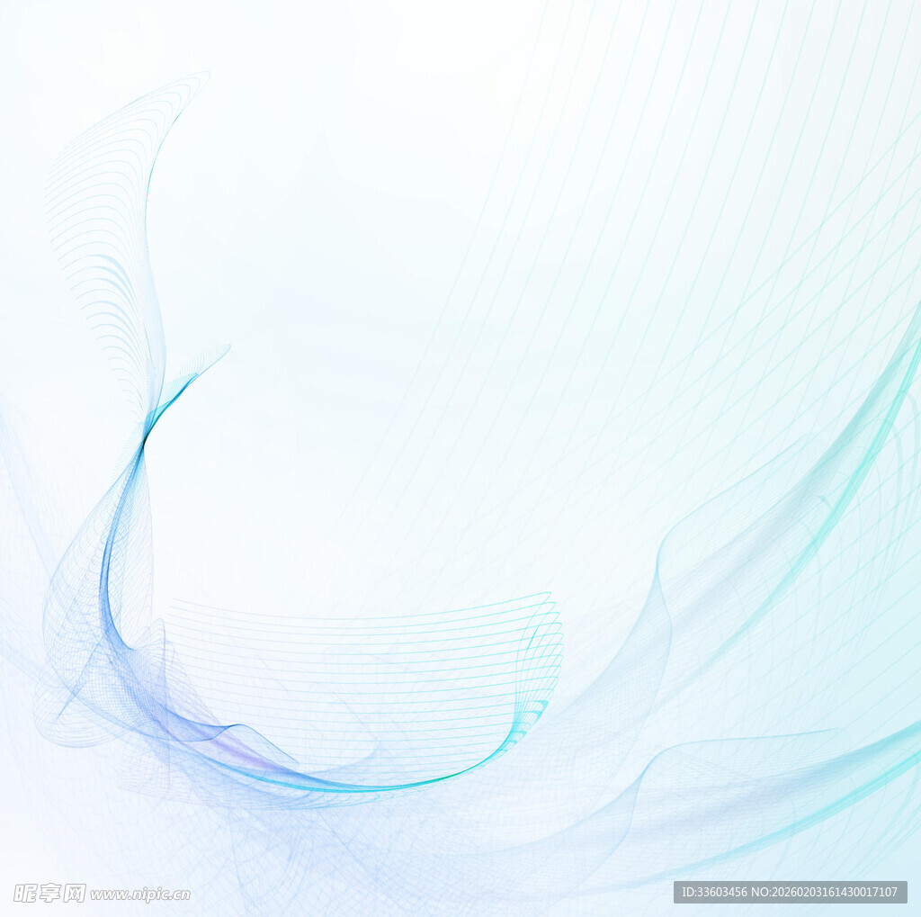 梦幻蓝白渐变流体背景