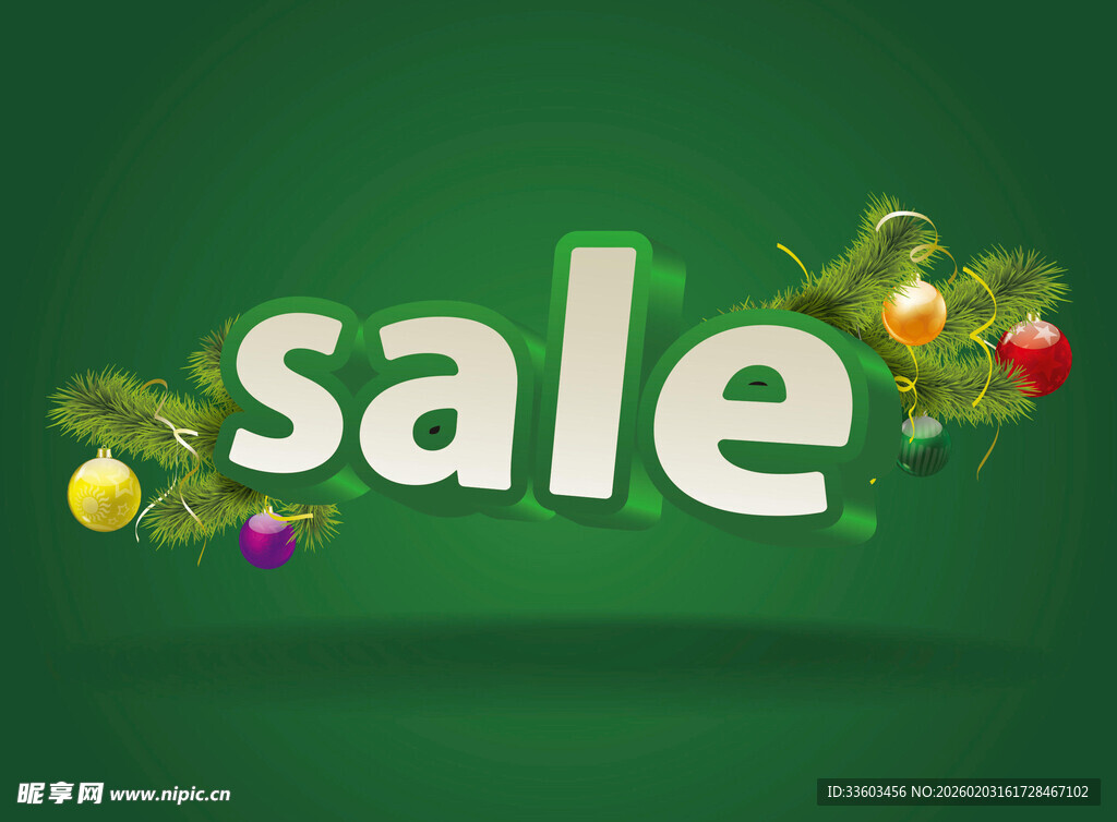 圣诞促销背景图