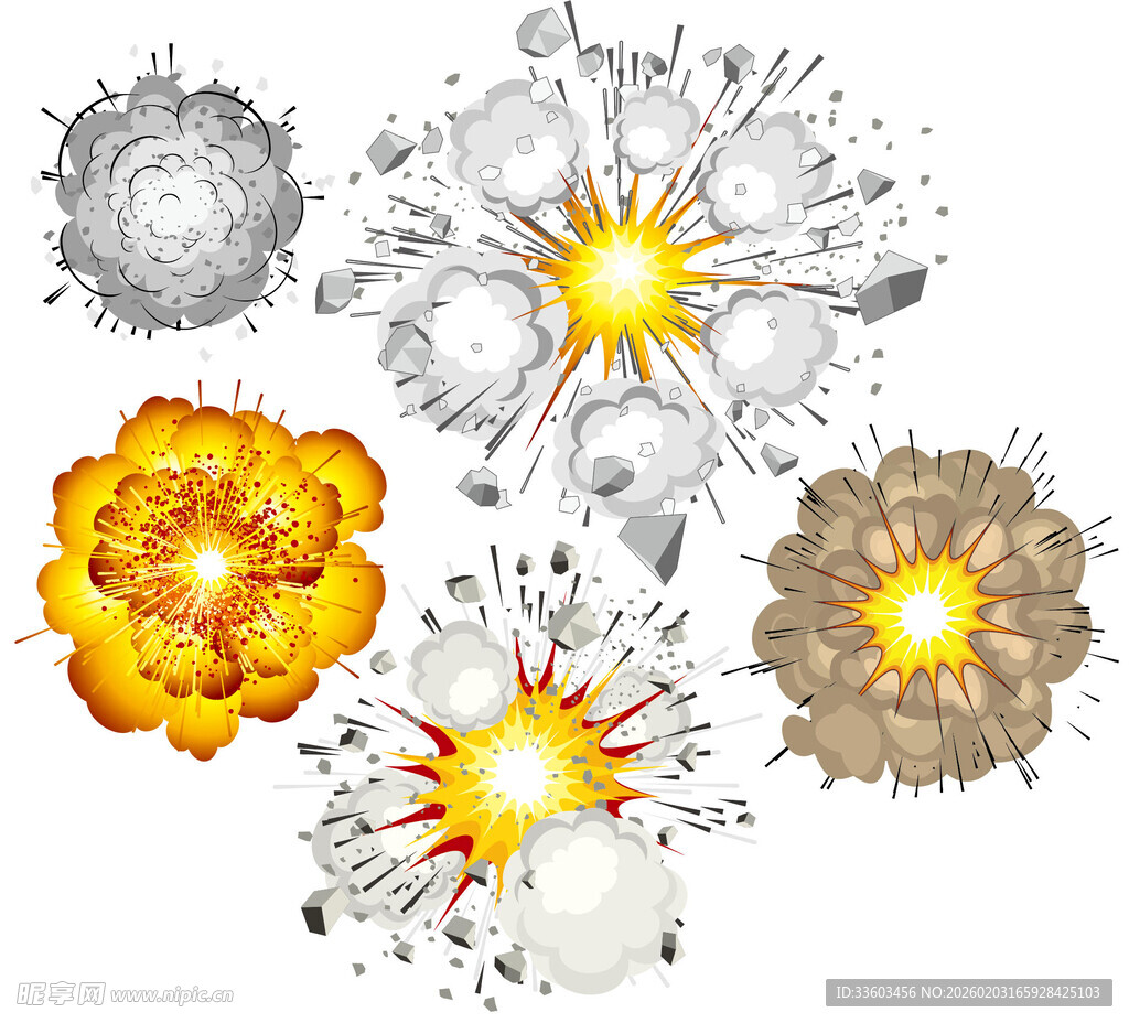 爆炸特效图案集合