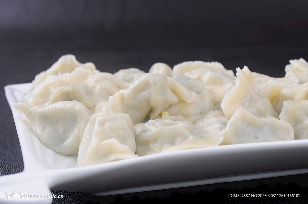 一盘美味饺子