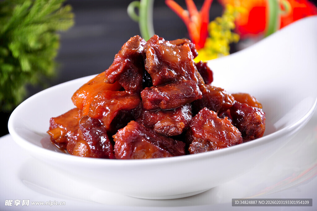 美味红烧牛肉块