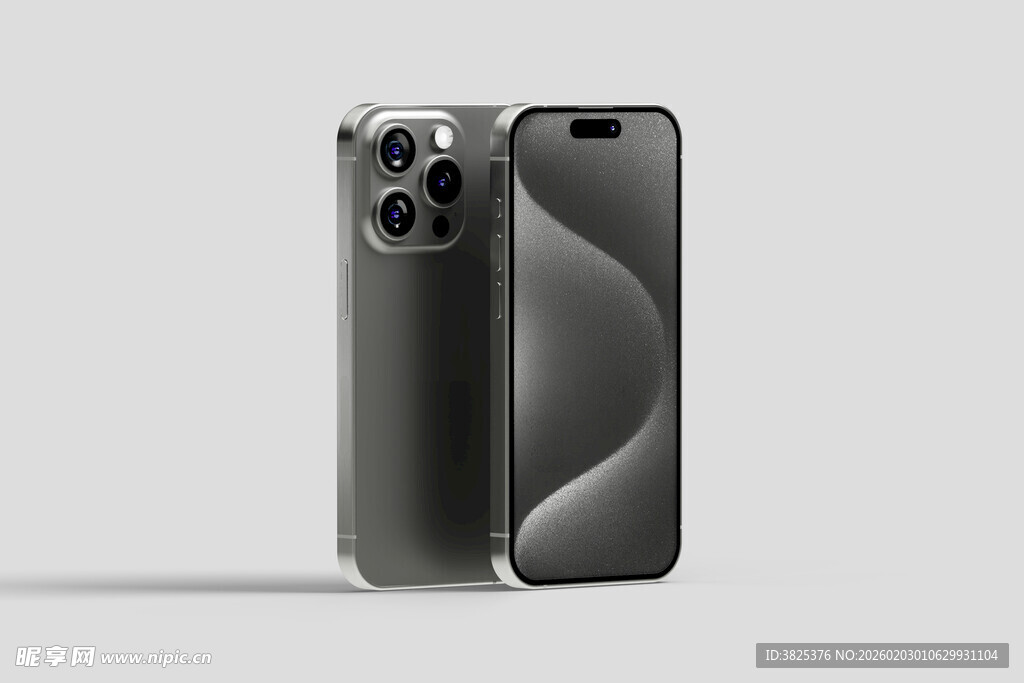 时尚双款手机外观展示样机