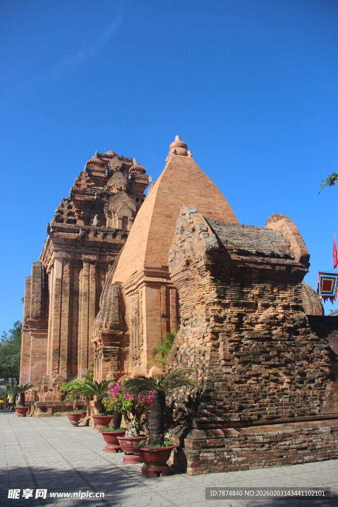 越南古老神秘的东南亚寺庙遗迹