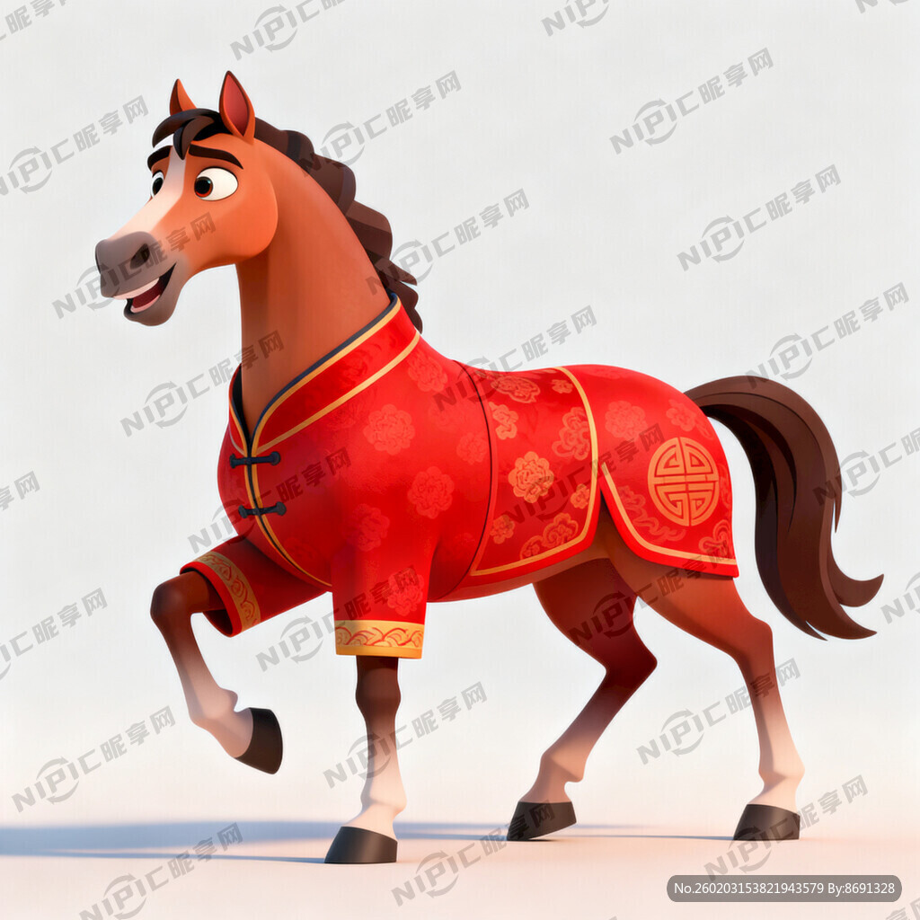 具有活力的 动物 马 高清