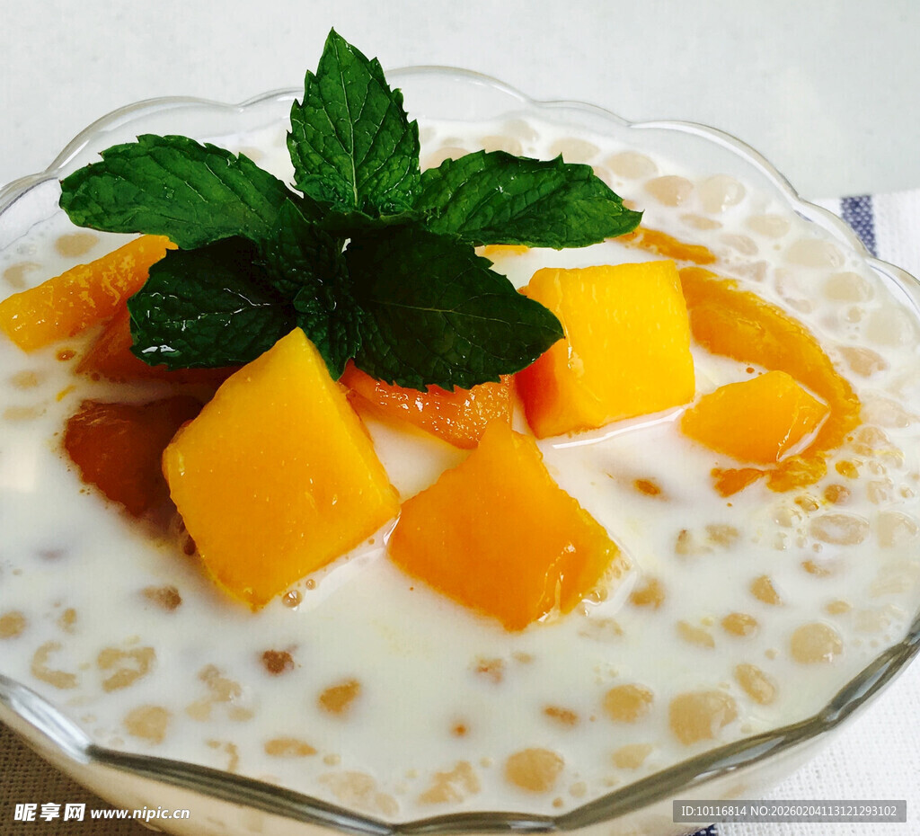 芒果椰奶西米露