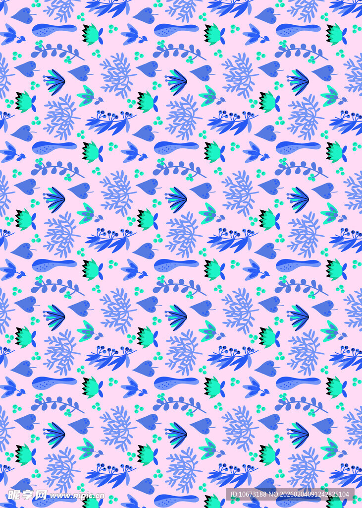 蓝紫色调几何图案背景