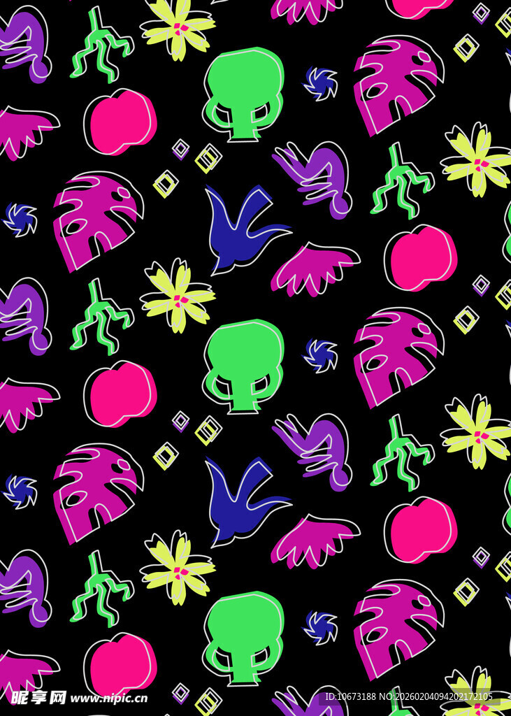 植物图案背景设计