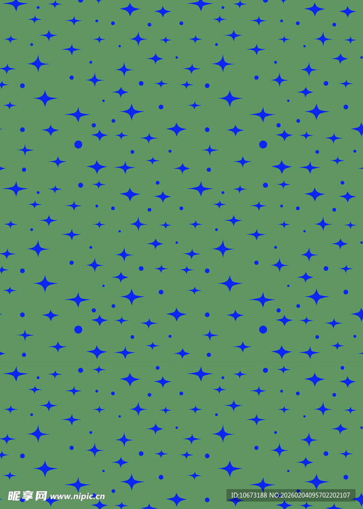 绿色背景上的蓝色点状图案
