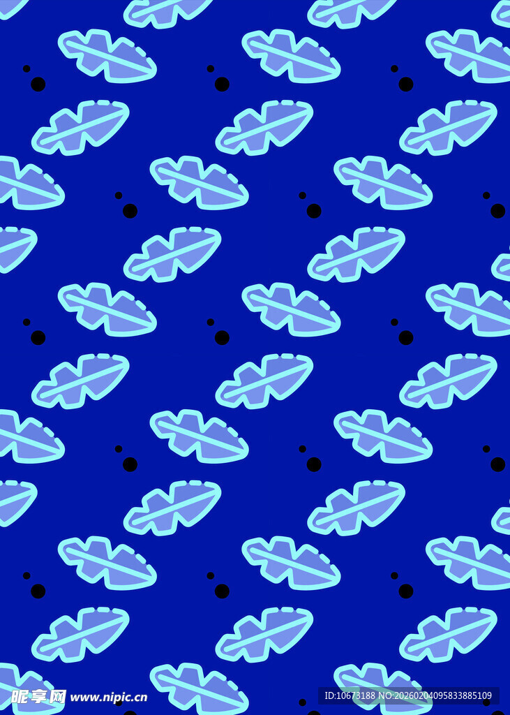 蓝色云朵图案背景纹理