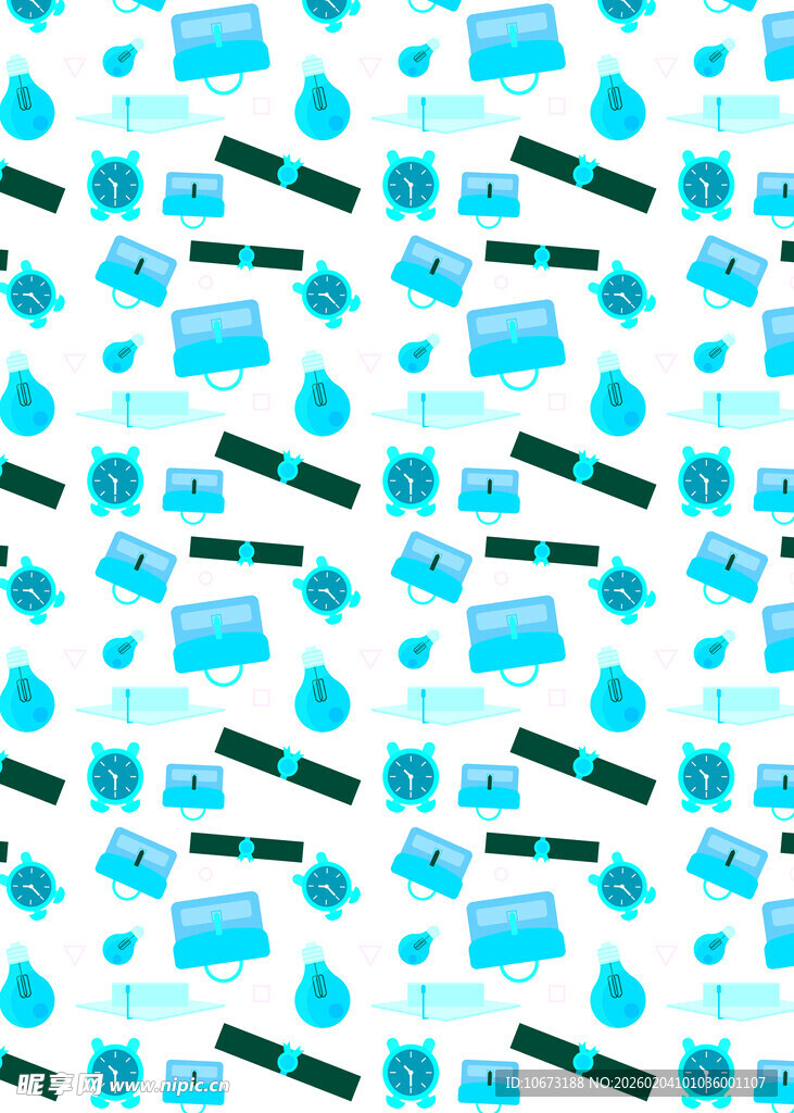 科技元素无缝图案背景