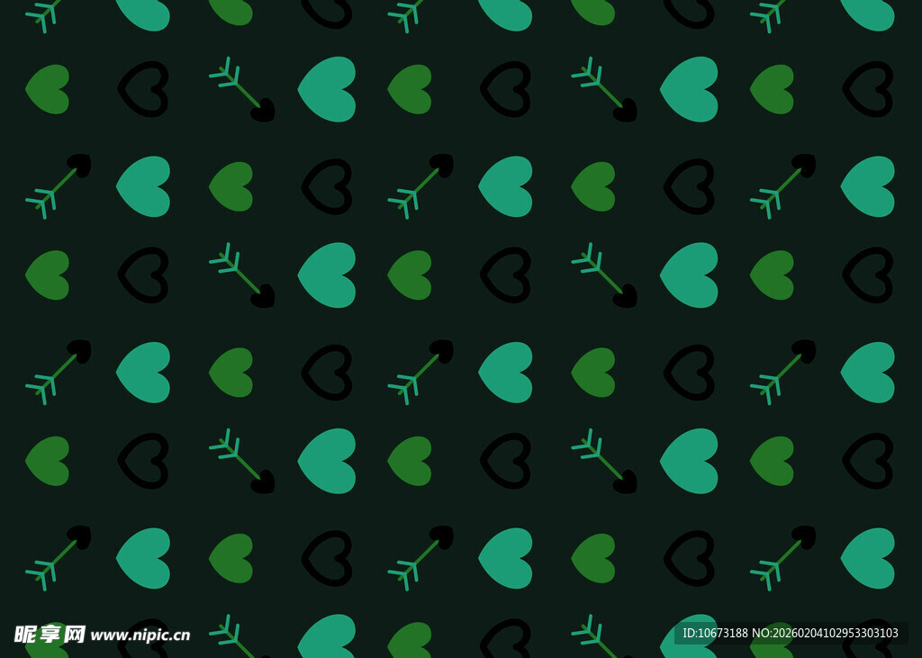 绿色波点图案背景纹理