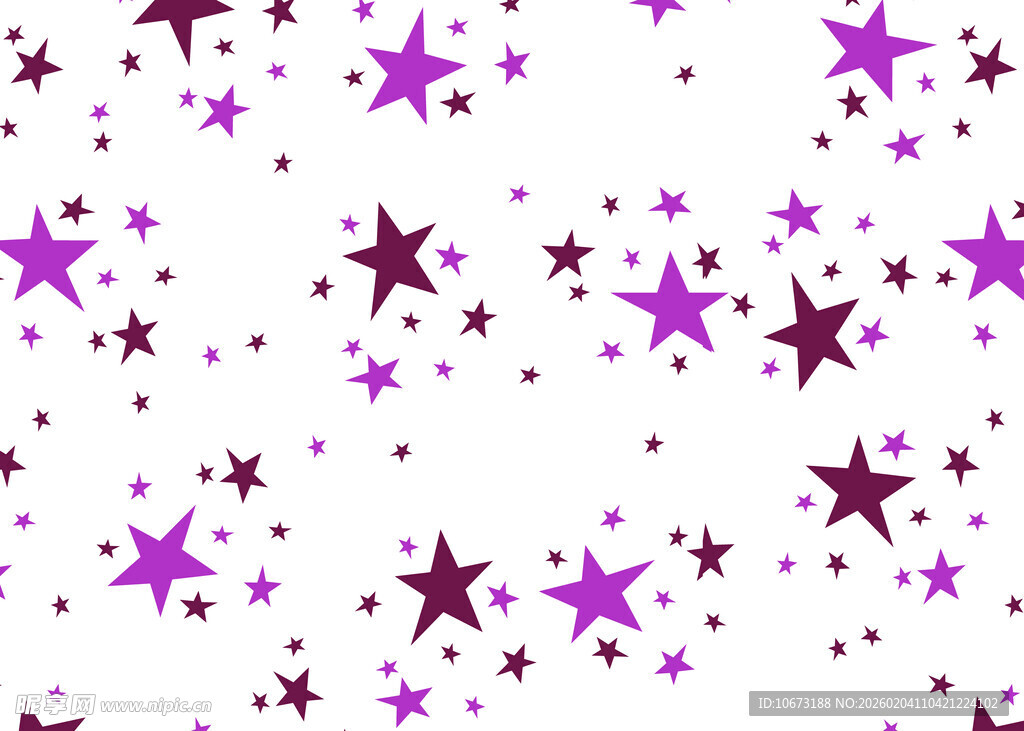 紫色星星图案背景
