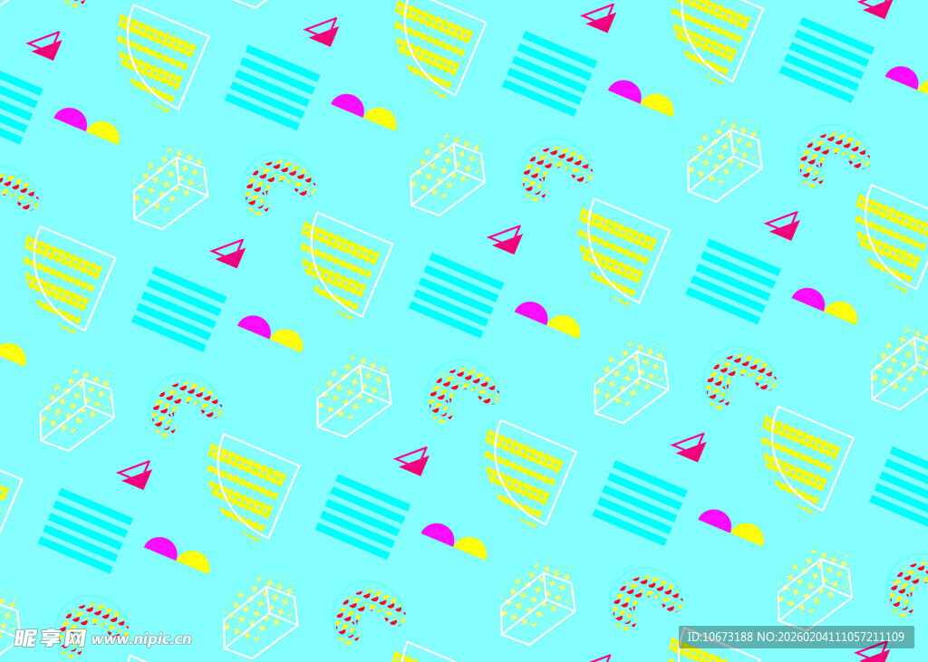 多彩糖果图案背景纹理