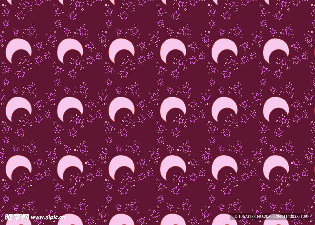 紫色月牙图案背景纹理