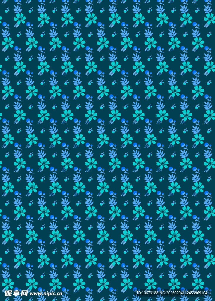 蓝绿色几何图案背景