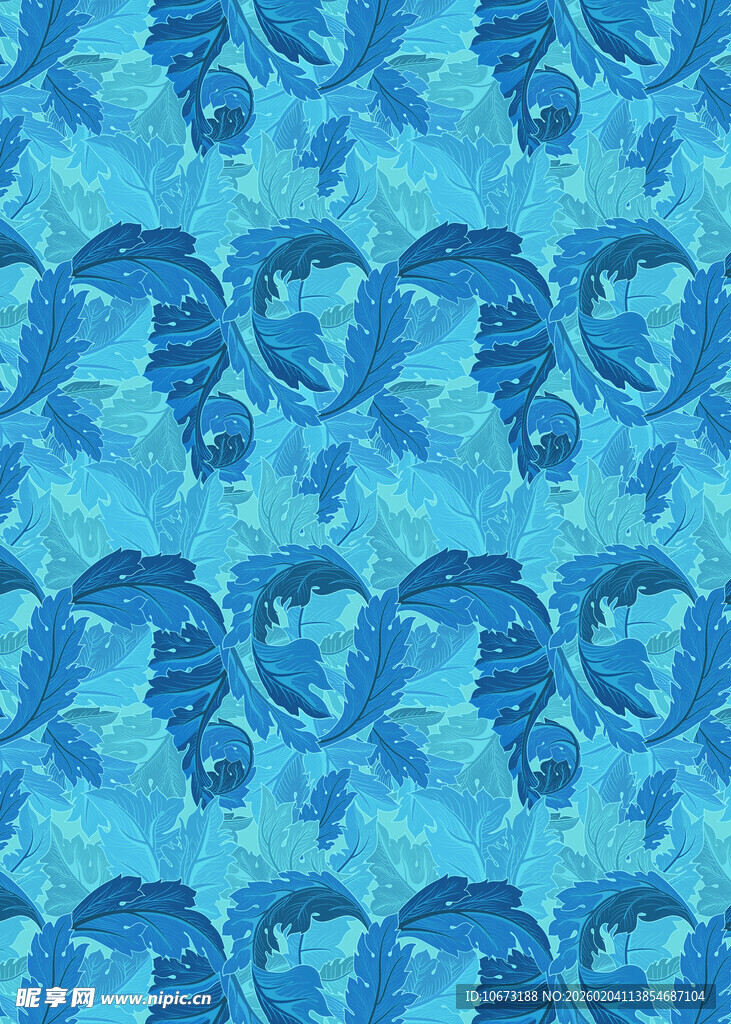 叶子图案背景纹理