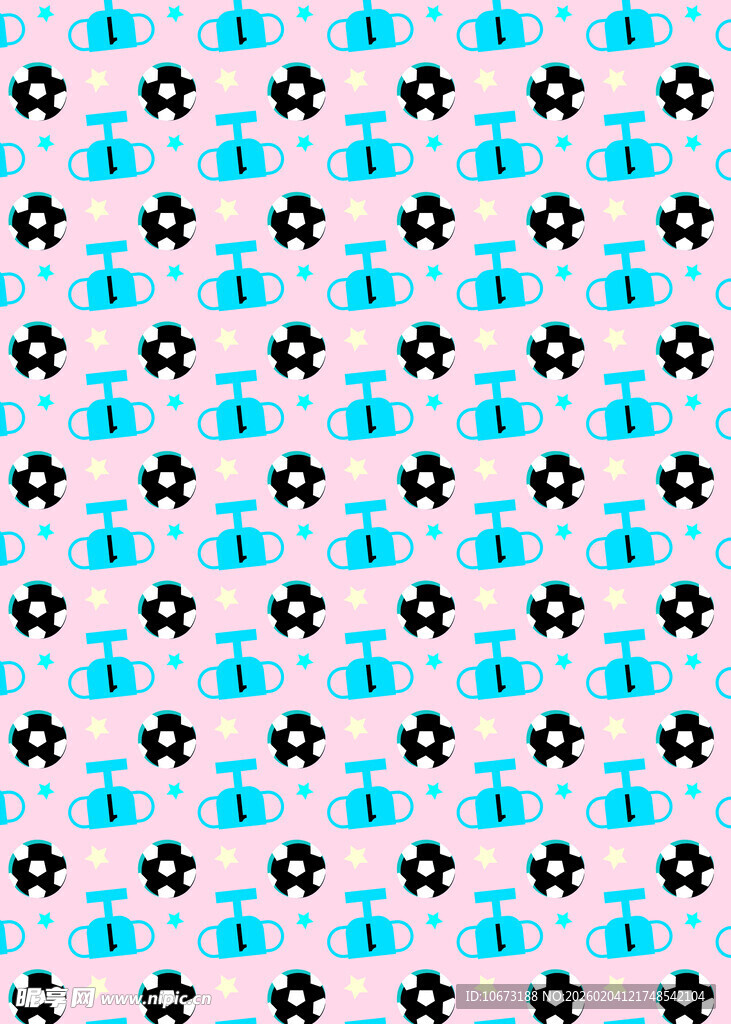 粉色底几何图案无缝背景