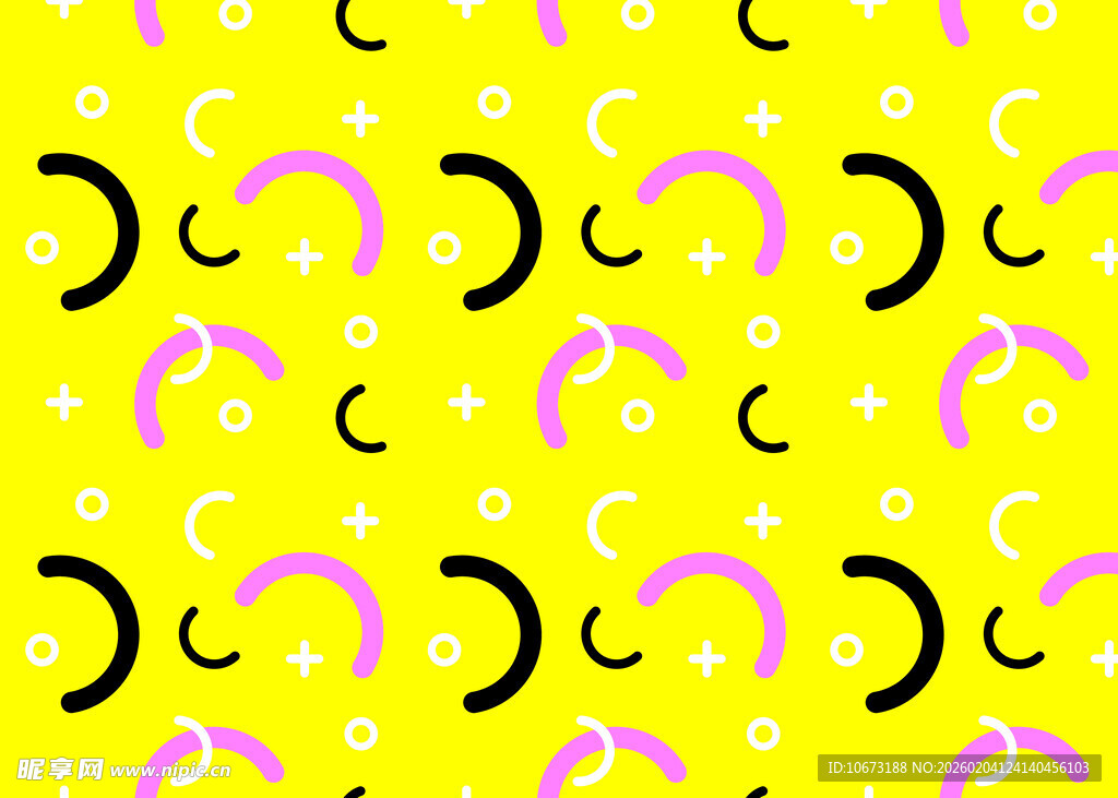 黄色背景趣味图案纹理