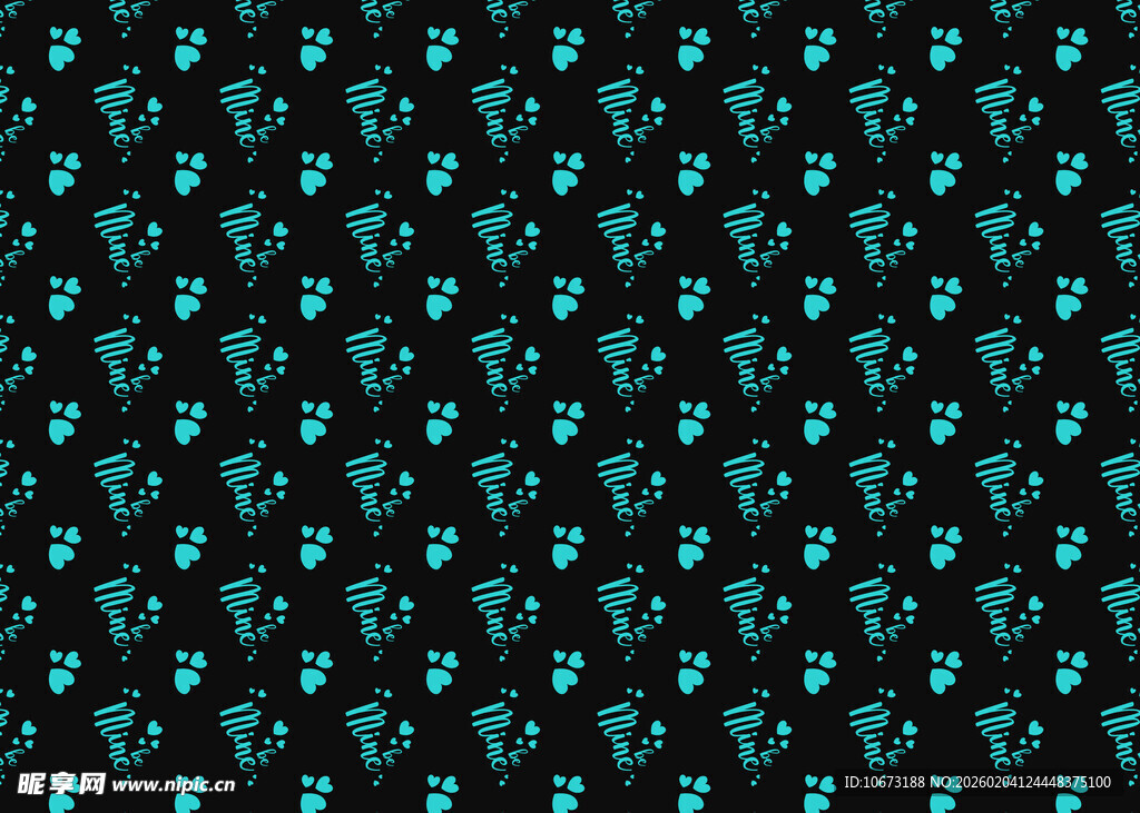 黑色底蓝色图案纹理背景