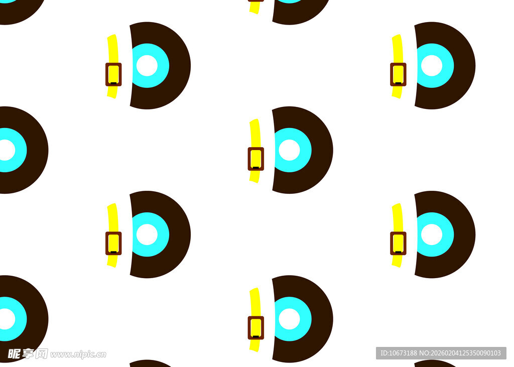 唱片与麦克风图案背景