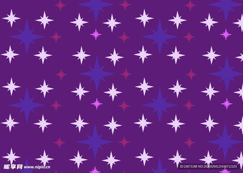 紫色星空星星图案背景
